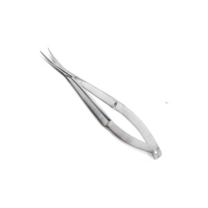 Home 26 Castroviejo Curved Scissor - Precision surgical cutting tool with curved blade design, durable construction, and ergonomic handle for medical procedures.