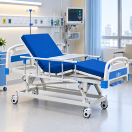 Three Crank Manual Hospital Bed