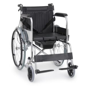 Commode Wheelchair with break