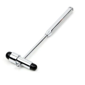 Buck Hammer - Essential tool for neurological assessments, dual-head design, durable construction, ergonomic handle, reliable performance.