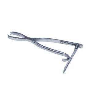 Burn's Holding Forceps - Secure tissue grasping tool with fine tip precision, durable construction, and ergonomic handle for medical procedures.