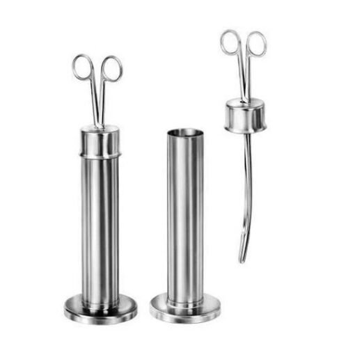 Cheatle Forceps with Sterilization Jar - High-quality stainless steel forceps for surgical precision and efficient sterilization