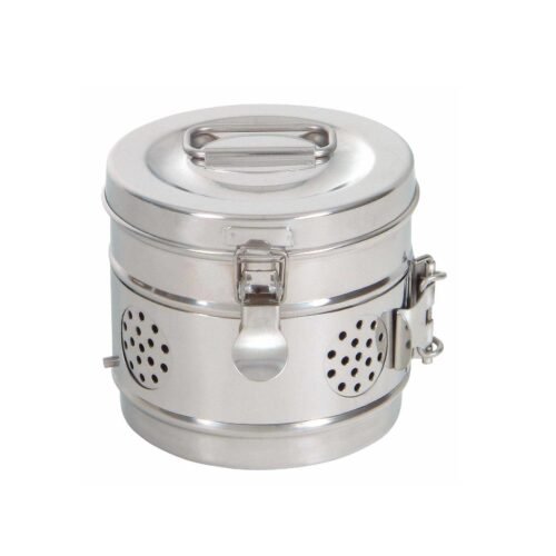Dressing Drums - High-quality stainless steel drums in various sizes for reliable and durable storage of medical dressings.