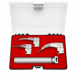 Pedo Laryngoscope Macintosh Fiberoptic 3 Blades