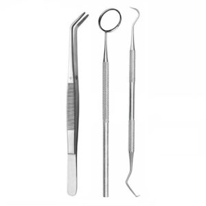 Dental Diagnostic Set - High-quality stainless steel instruments for comprehensive oral examinations