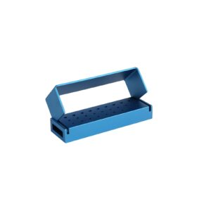 Burbox - Compact dental bur organizer for easy access, secure closure, durable construction, and organized dental storage.