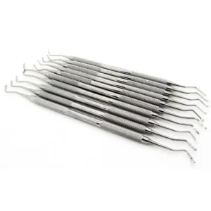 Composite Filling Instrument Set - High-quality stainless steel instruments for precise dental composite placement.