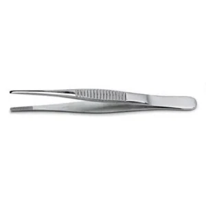 Non-Toothed Dressing Forceps - High-quality stainless steel forceps for controlled and precise handling in delicate medical procedures.