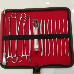D&C Surgical Instrument Kit - High-quality stainless steel instruments for precise gynecological procedures.