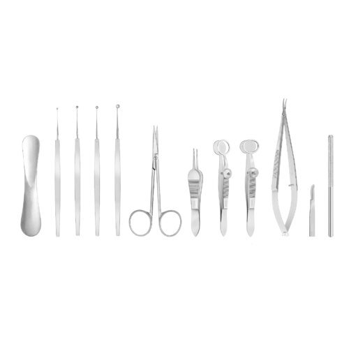 GERATI-Chalzaion Chalazion Surgical Instrument Kit - High-quality stainless steel instruments for precise and optimal eye surgical procedures.