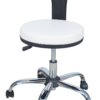 Backrest Stool white-2 Doctor backrest stool White