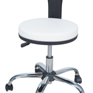 Doctor backrest stool White