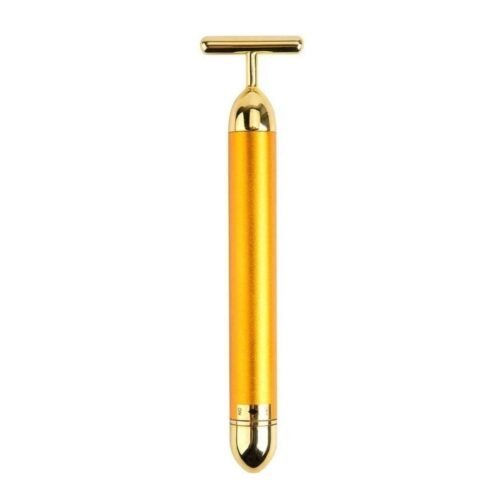 Gold Energy Beauty Bar Electric Vibration Facial Massage