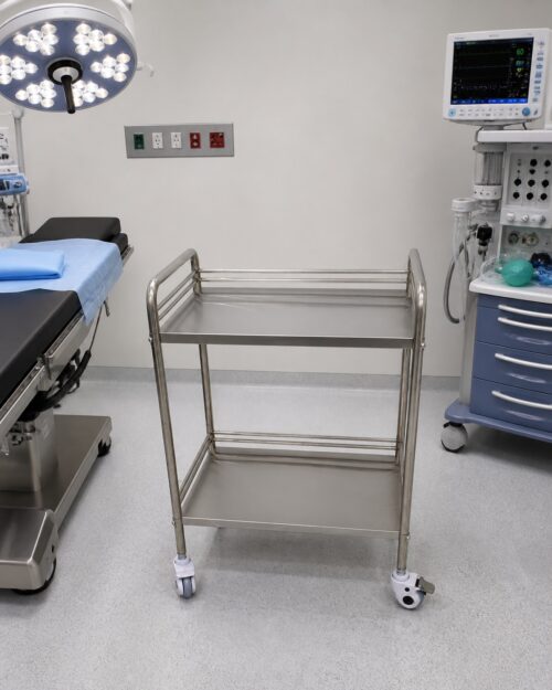 Instrument Trolley Two Shelves