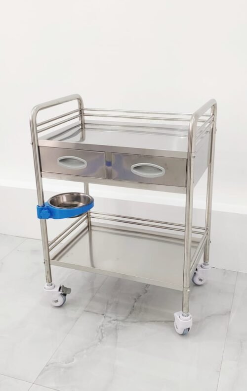 Instrument Trolley Double Drawer