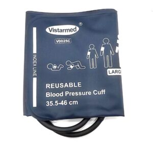 Double Tube Extra Large Reusable NIBP Cuff Size 35.5 to 46 cm