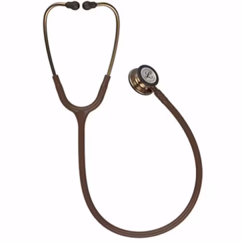 littmann-classic-iii-monitoring-stethoscope-5809 3M™ Littmann® Classic III™ Monitoring Stethoscope, 5809, copper chestpiece, chocolate tube