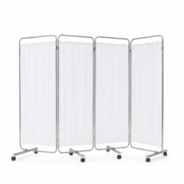 4 Fold Ward Screen – WHITE