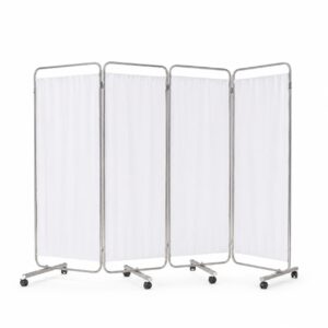 4 Fold Ward Screen – WHITE