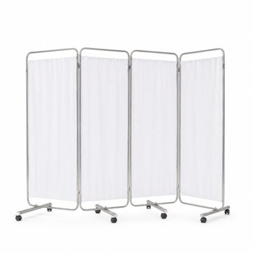 4 Fold Ward Screen – WHITE