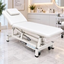 Two Motor Examination bed couch white
