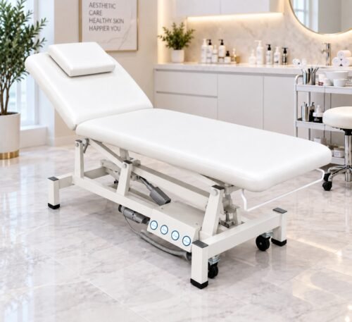 Two Motor Examination bed couch white