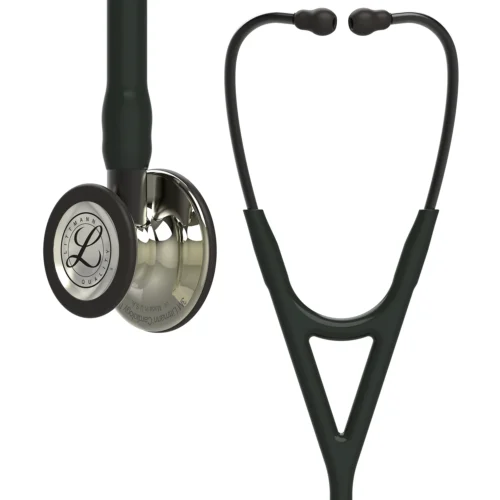 Littmann Cardiology IV Diagnostic Stethoscope: Black & Champagne-Finish 6179