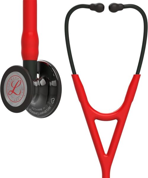 littman 3M™ Littmann® Cardiology IV™ Diagnostic Stethoscope, Limited Edition, Red Tube, 27 inch, 6182