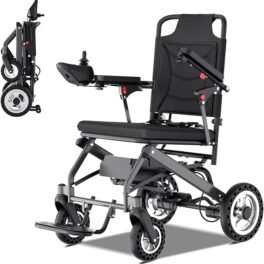 71c-zHUAevL._AC_SX679_ Portable Aluminum Electric Wheelchair with Remote Folding for Elderly and Disabled Users