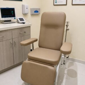 Blood collection chair manual beige color