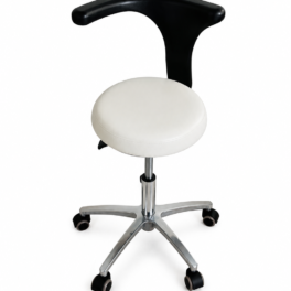 Doctor backrest stool White
