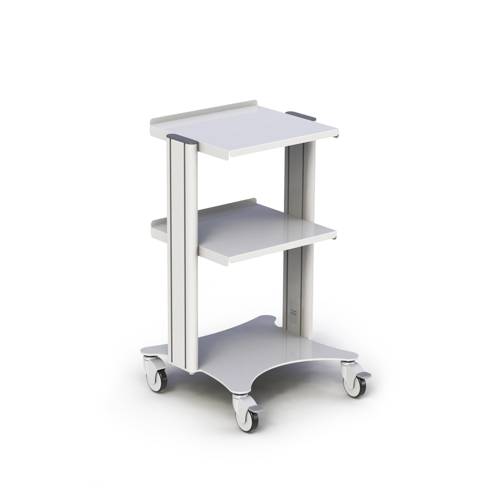 Trolley with shelves