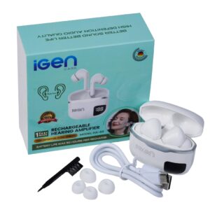 iGen Care rechargeable hearing amplifier, model HA-60