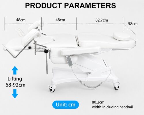 Electric Gynecology Bed – White