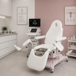 Home 48 Electric Gynecology Bed – White